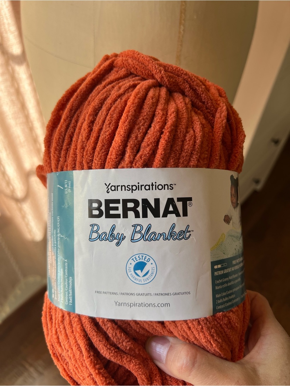 Bernat Baby Blanket Yarn - terracotta - Picture 5 of 5